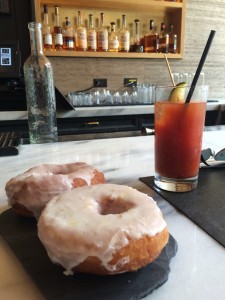 Doughnuts and Bourbon Bloody Mary